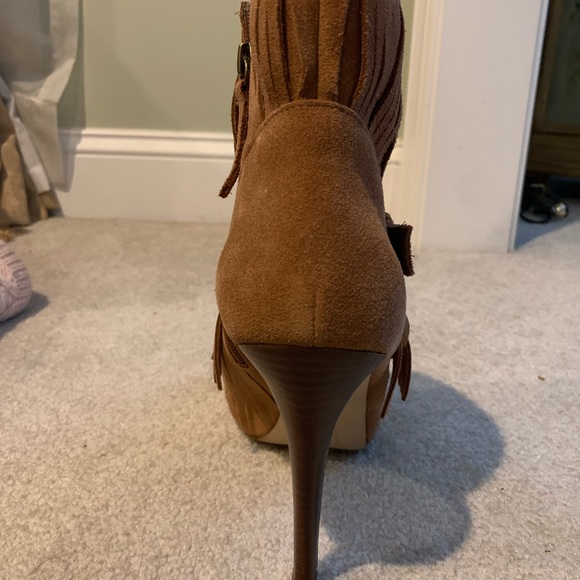 Guess Suede Fringe 5 inch Booties - Picture 3 of 5